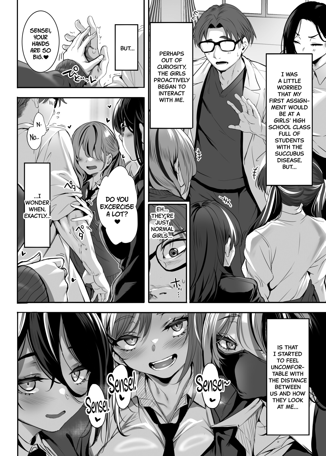 Hentai Manga Comic-The Case of Honihara Mei, Attendance Number 5, 2nd Year Class E, All Succubus-Read-13